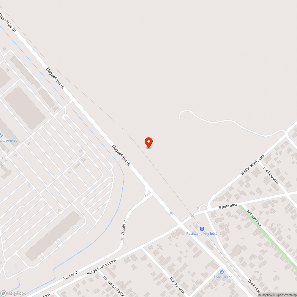 Kamionnyi szemét a Nagybani piac sarkával átellenben, a Nagykőrösi út mentén bejelentés helye