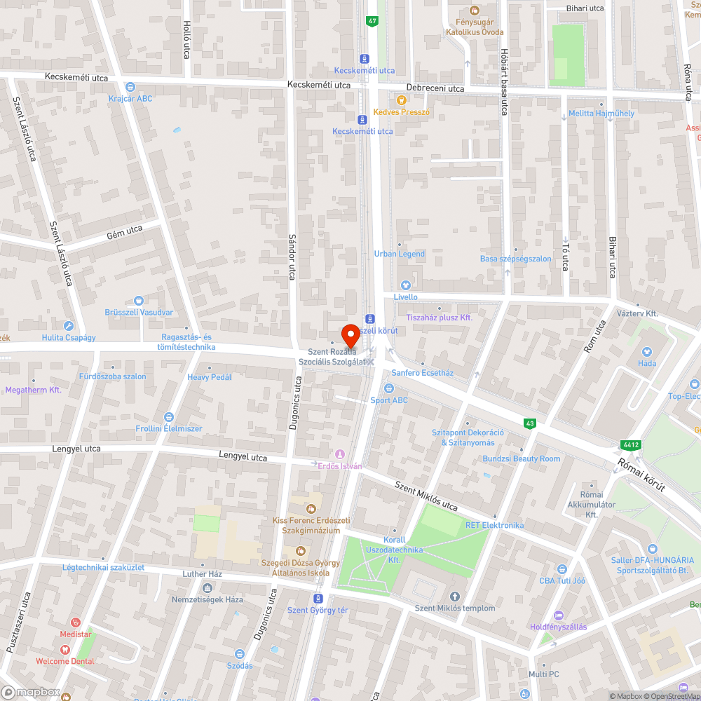 Eldugult lefolyó bejelentés helye