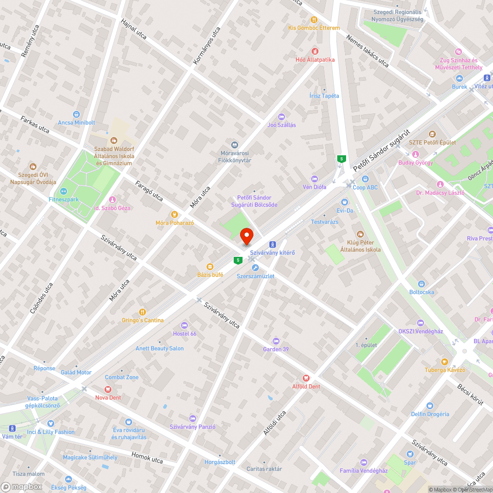 Eldugult lefolyó bejelentés helye