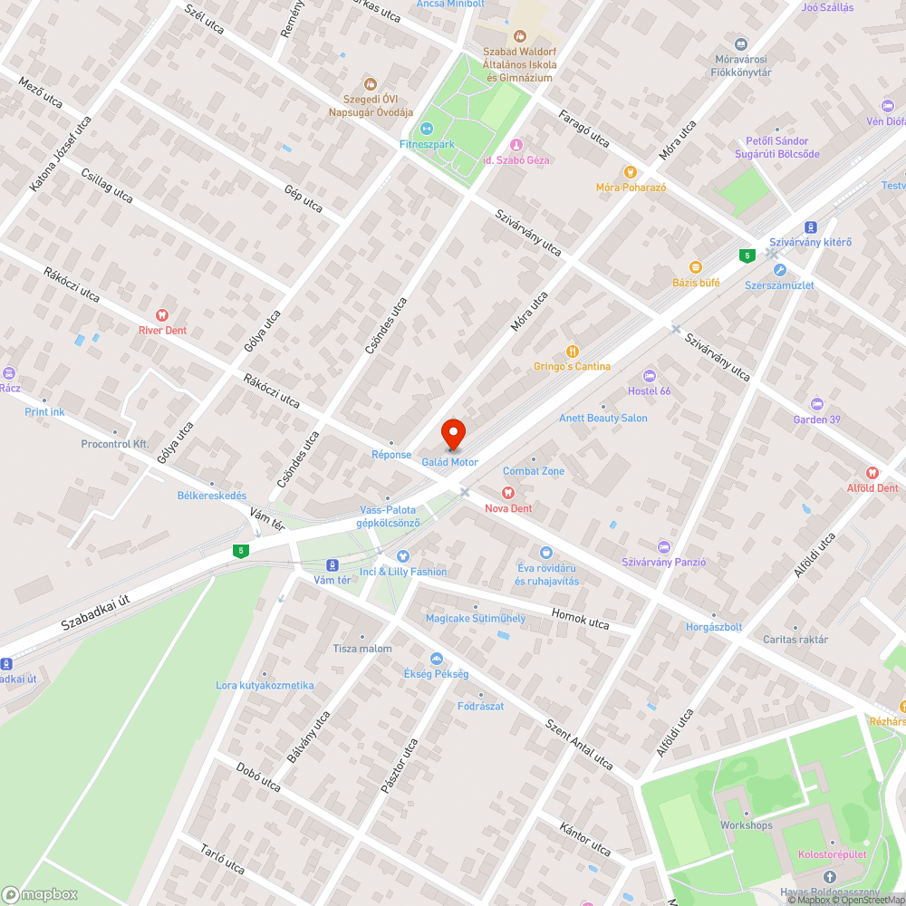 Korhadó tuskó - Petőfi Sándor sugárút 89. bejelentés helye