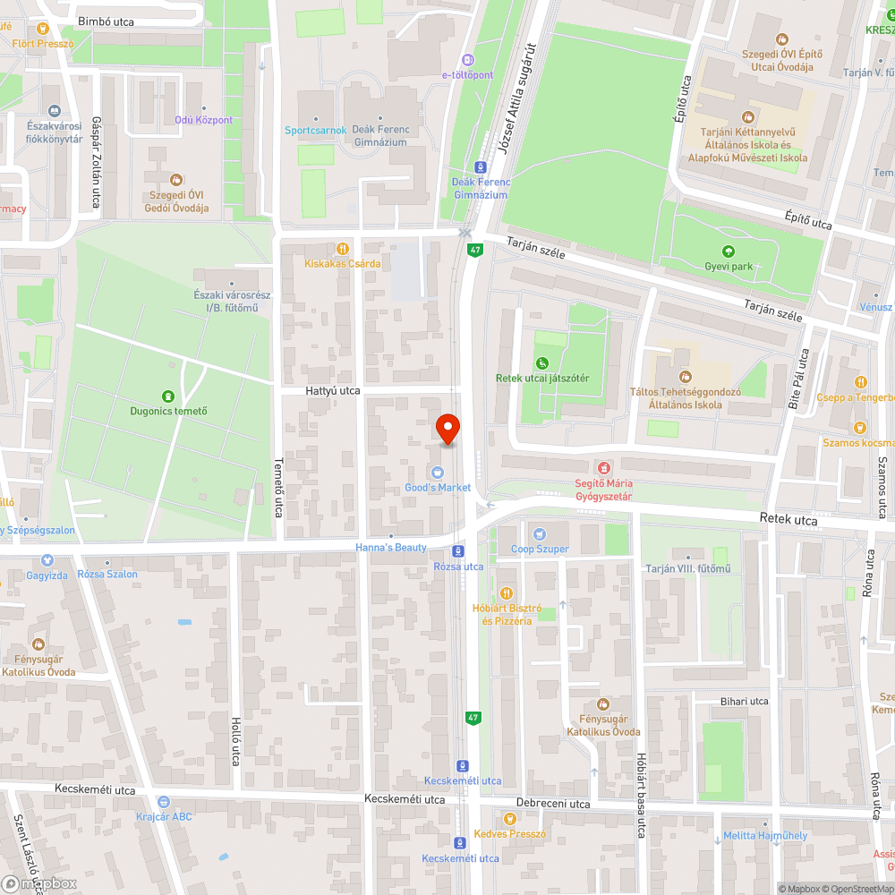 Üres táblakeret bejelentés helye