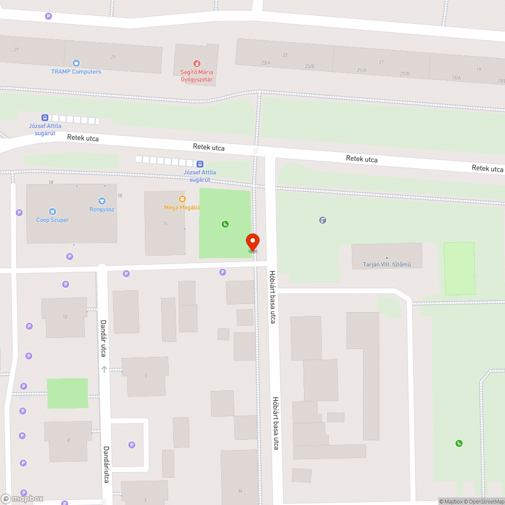 Kátyú - Hóbiárt basa utca eleje bejelentés helye