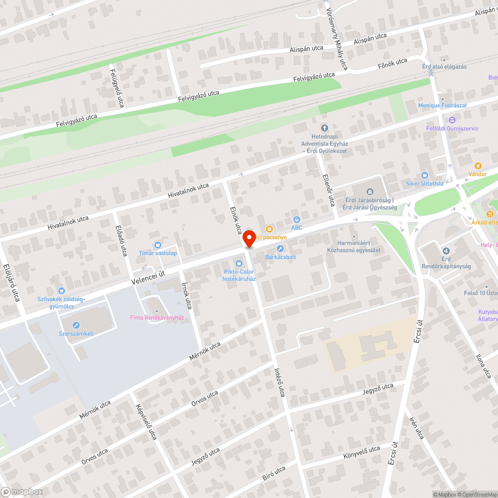 Hiányzó nyíl bejelentés helye