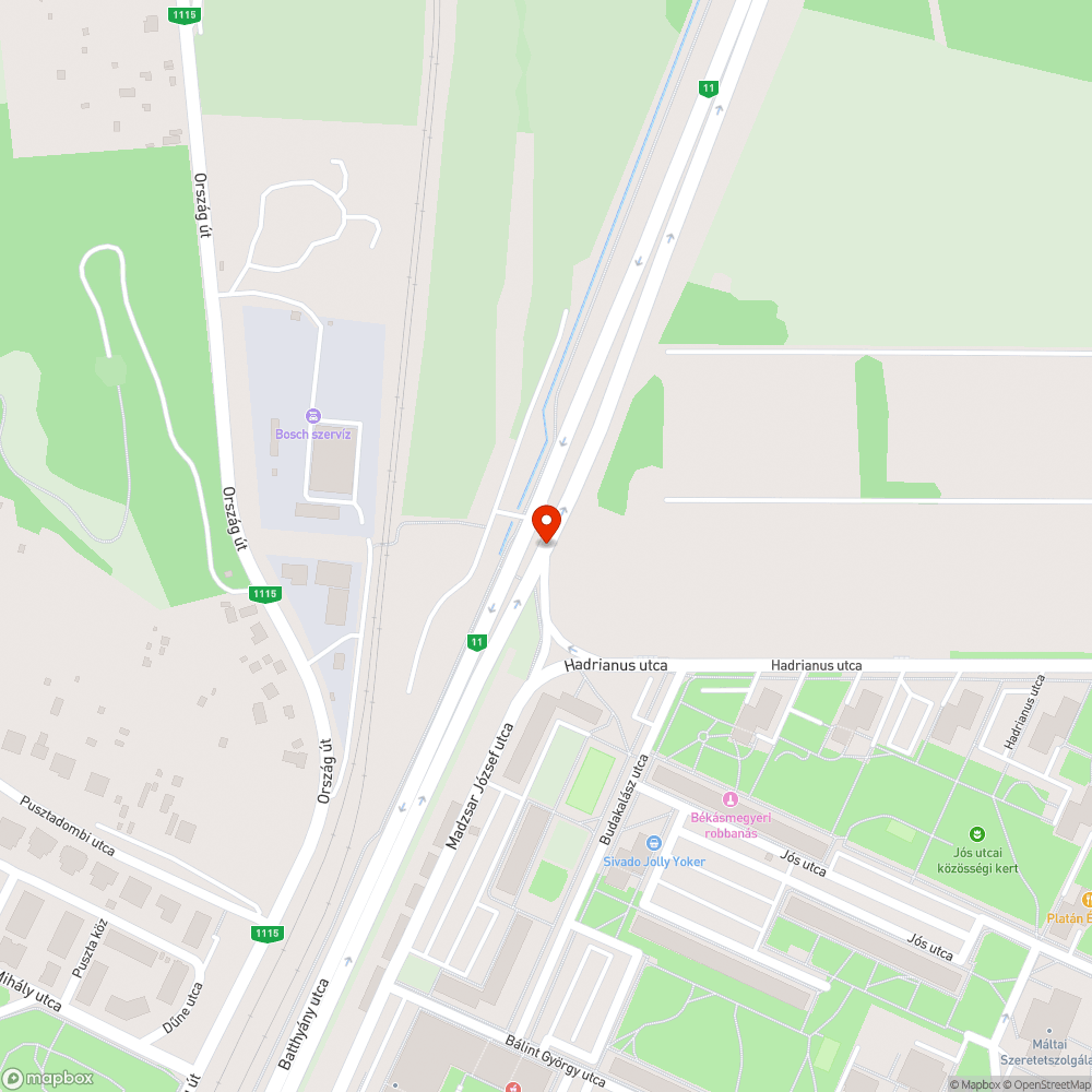 Jobbra fordulni tilos bejelentés helye