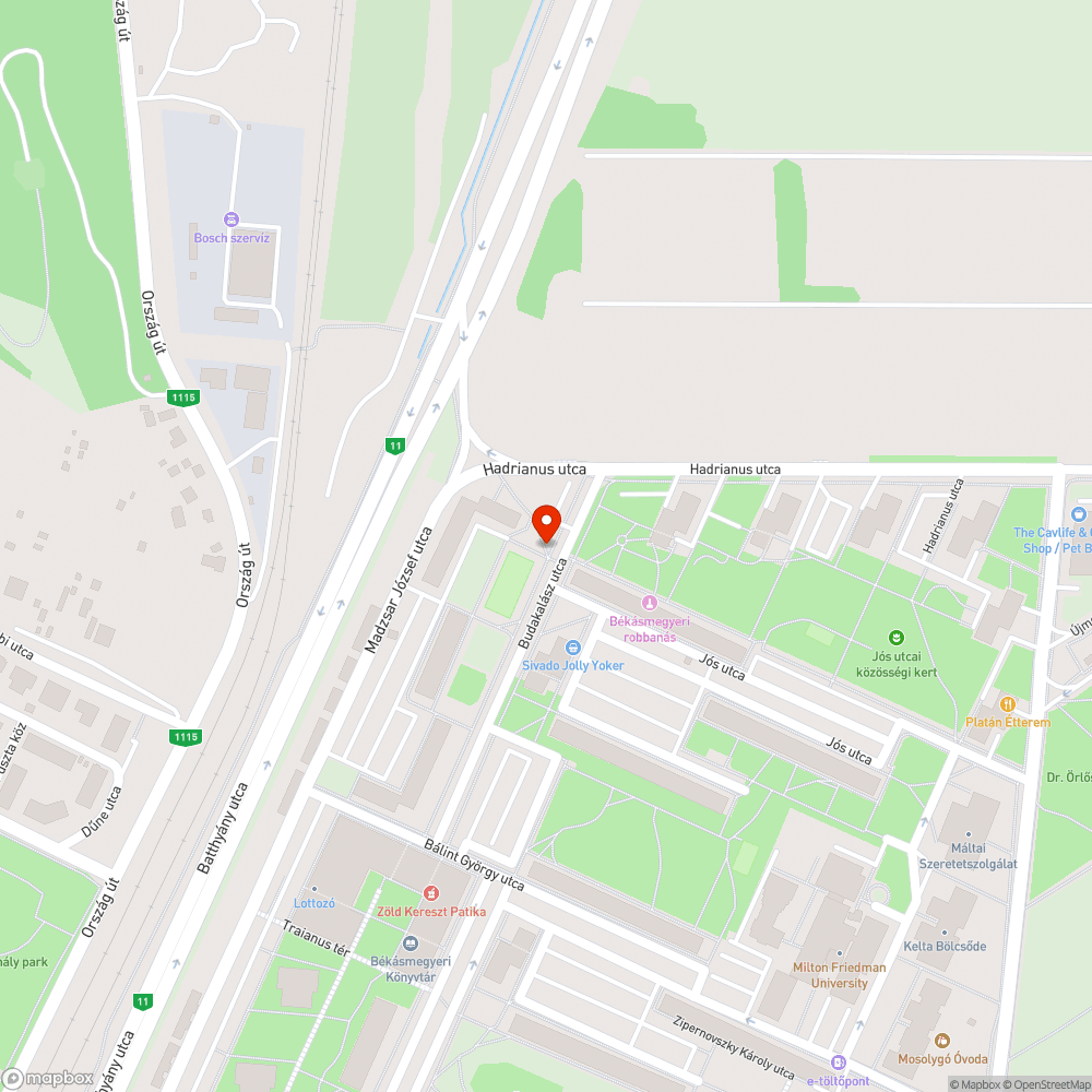 Lezuhant takarólemez bejelentés helye