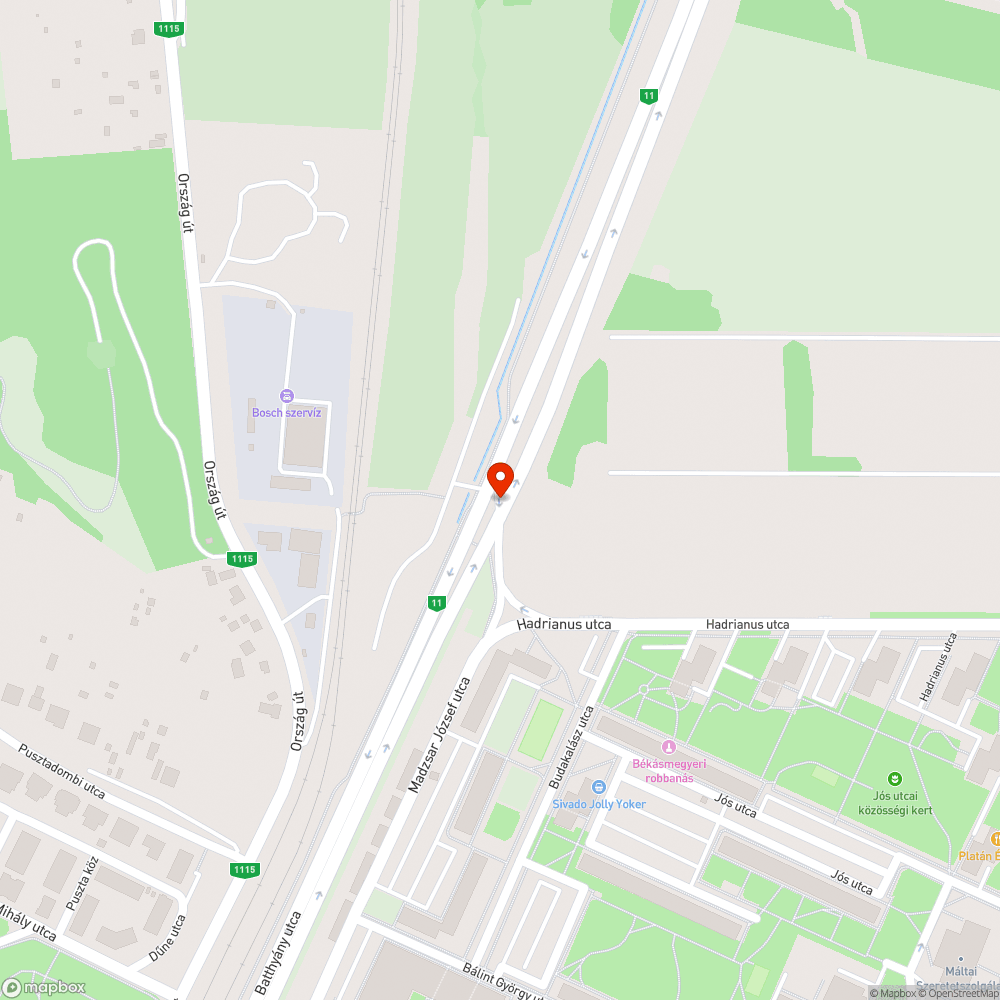 Hiányzó fényterelők bejelentés helye