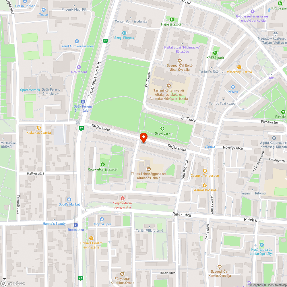 Villanyoszlop fedele leesve - Tarján Széle 4/b. bejelentés helye