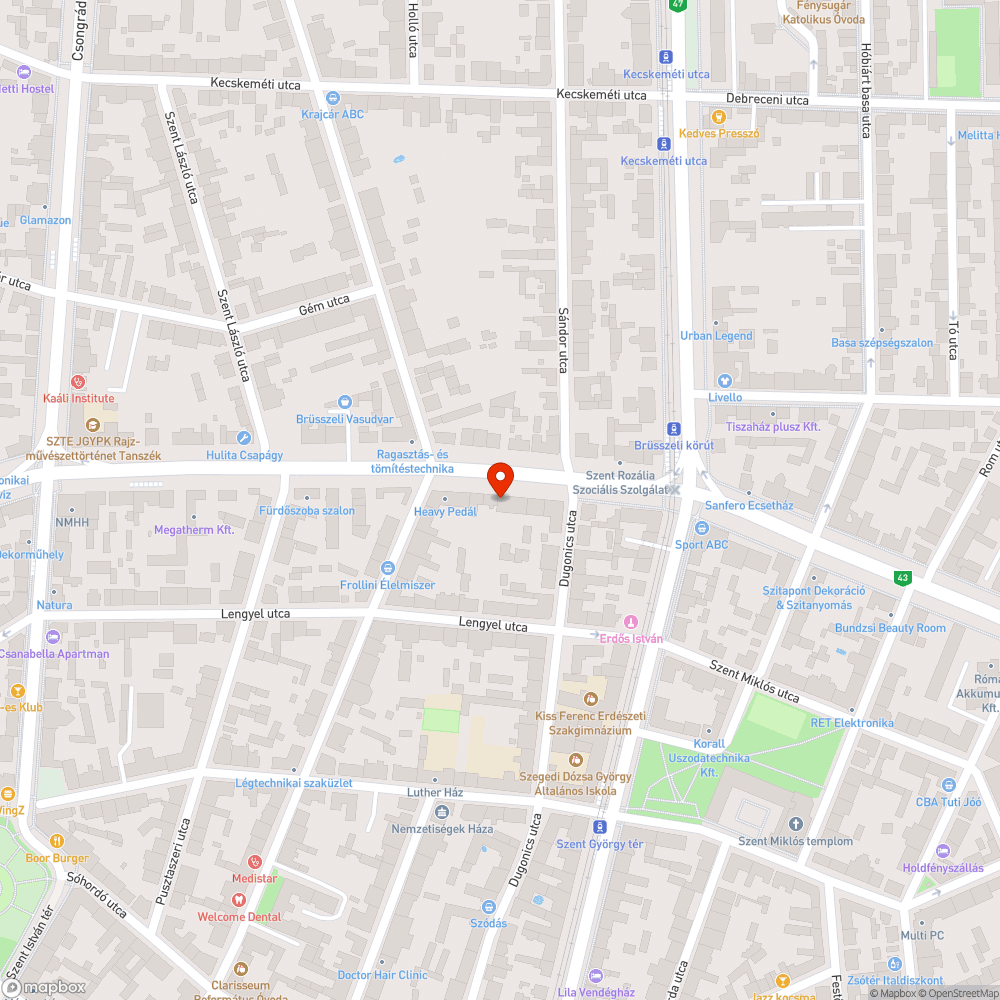 Kövek a zöldövezetben - Brüsszeli krt.18. bejelentés helye