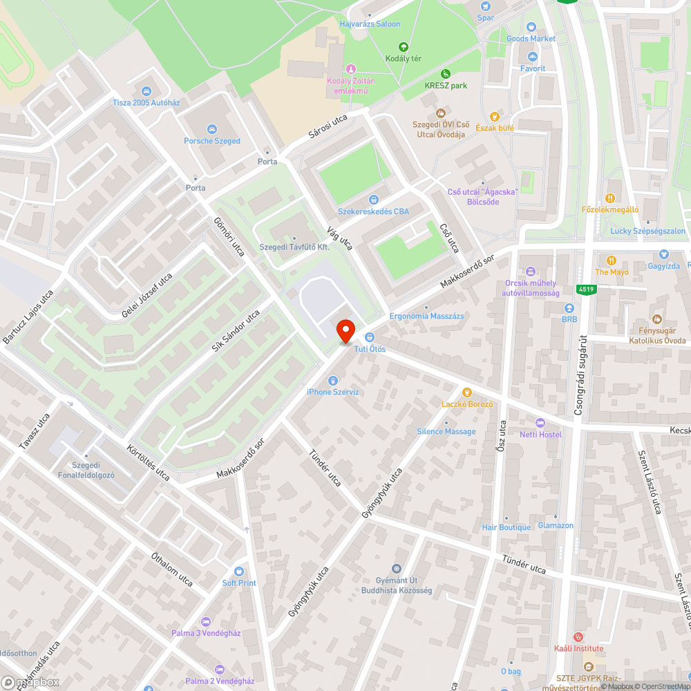 Kövek, beton lapok és törmelék a zöldövezetben - Makkoserdő sor 32. bejelentés helye