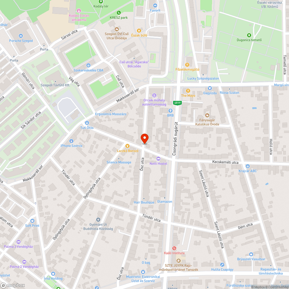 Beton darabok - Ősz utca és Nádas utca sarka bejelentés helye