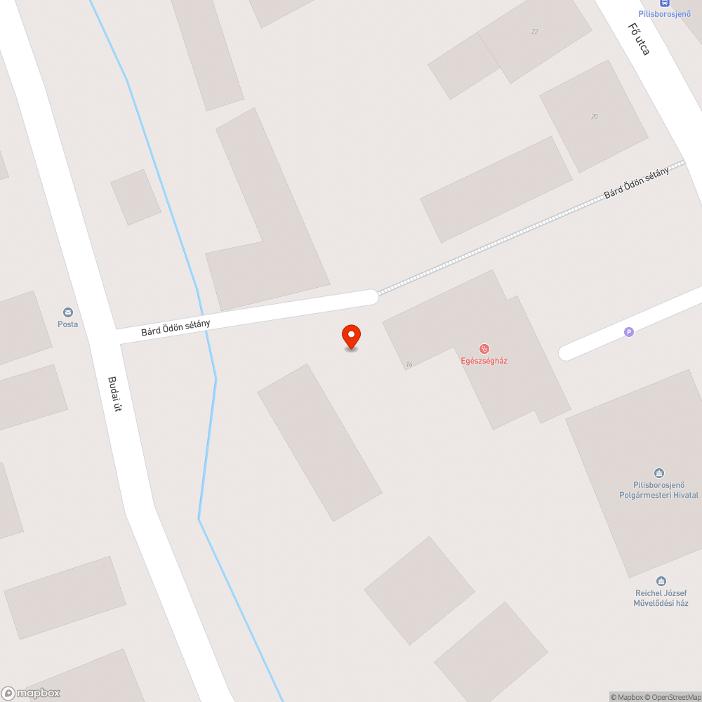 Beszakadt útburkolat bejelentés helye