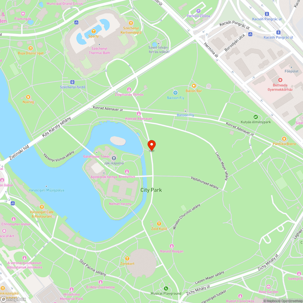 Kiégett lámpa bejelentés helye