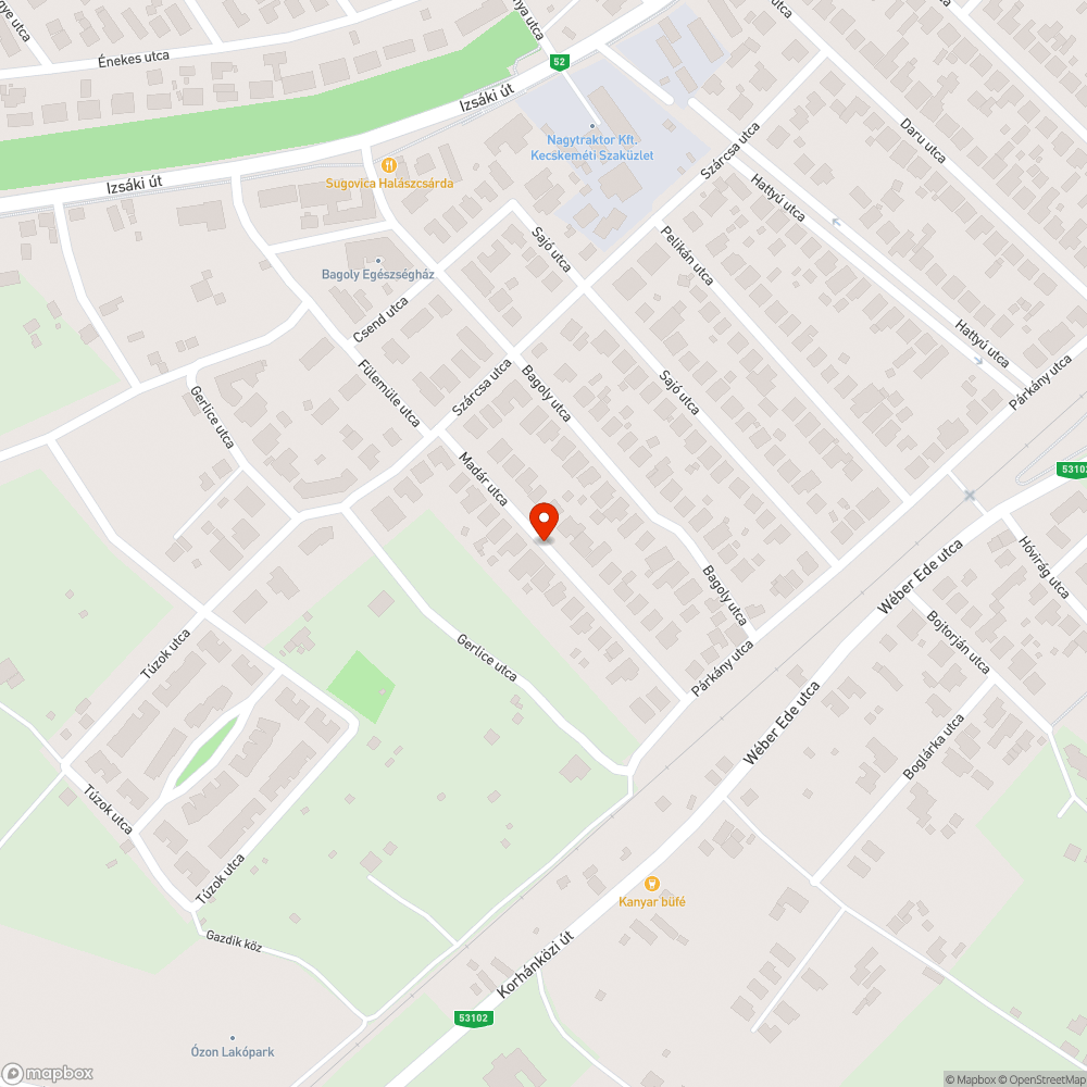 Nincs közvilágítás bejelentés helye