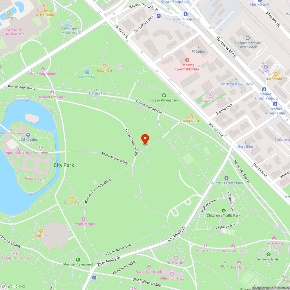 Kiégett lámpa bejelentés helye