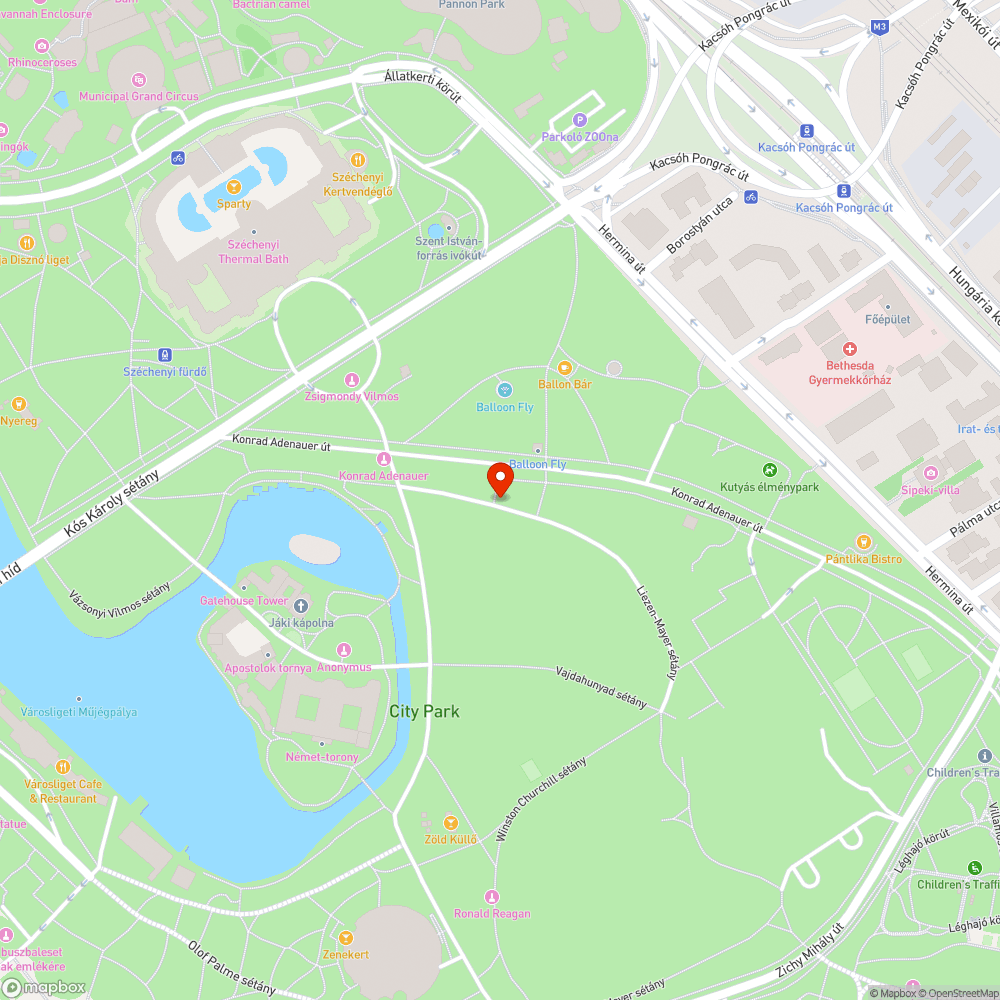 Kiégett lámpa bejelentés helye