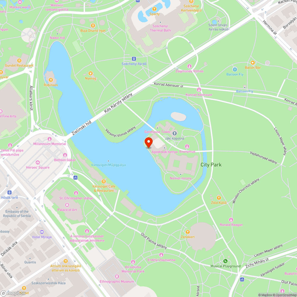 Zsákutca bejelentés helye