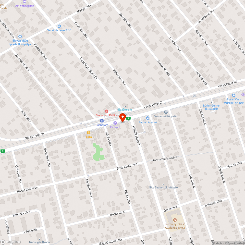 Balesetveszélyes helyzetek, lekopott sávok bejelentés helye