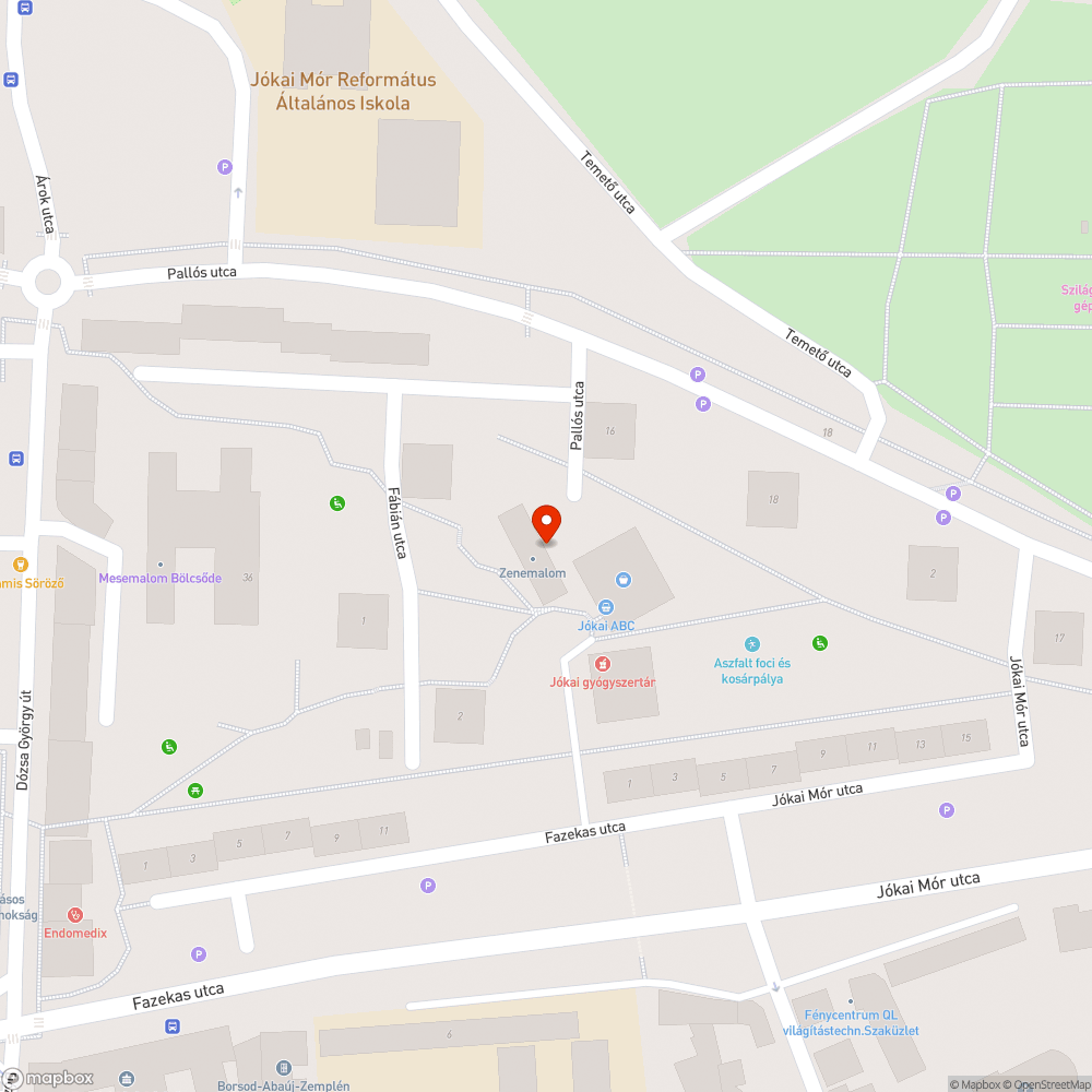 Sötét folyosó a Malom mellett bejelentés helye