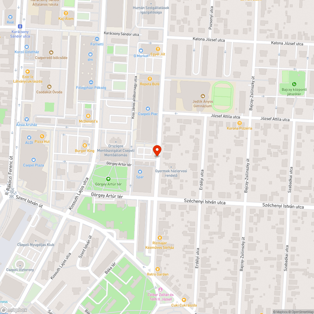 Használhatatlan pad bejelentés helye