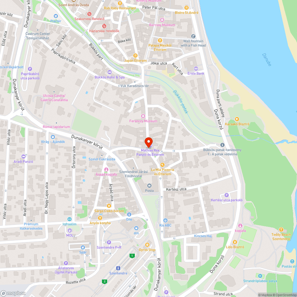 Mindjárt kidől bejelentés helye