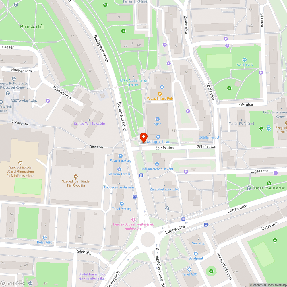 Aknafedélhiba bejelentés helye