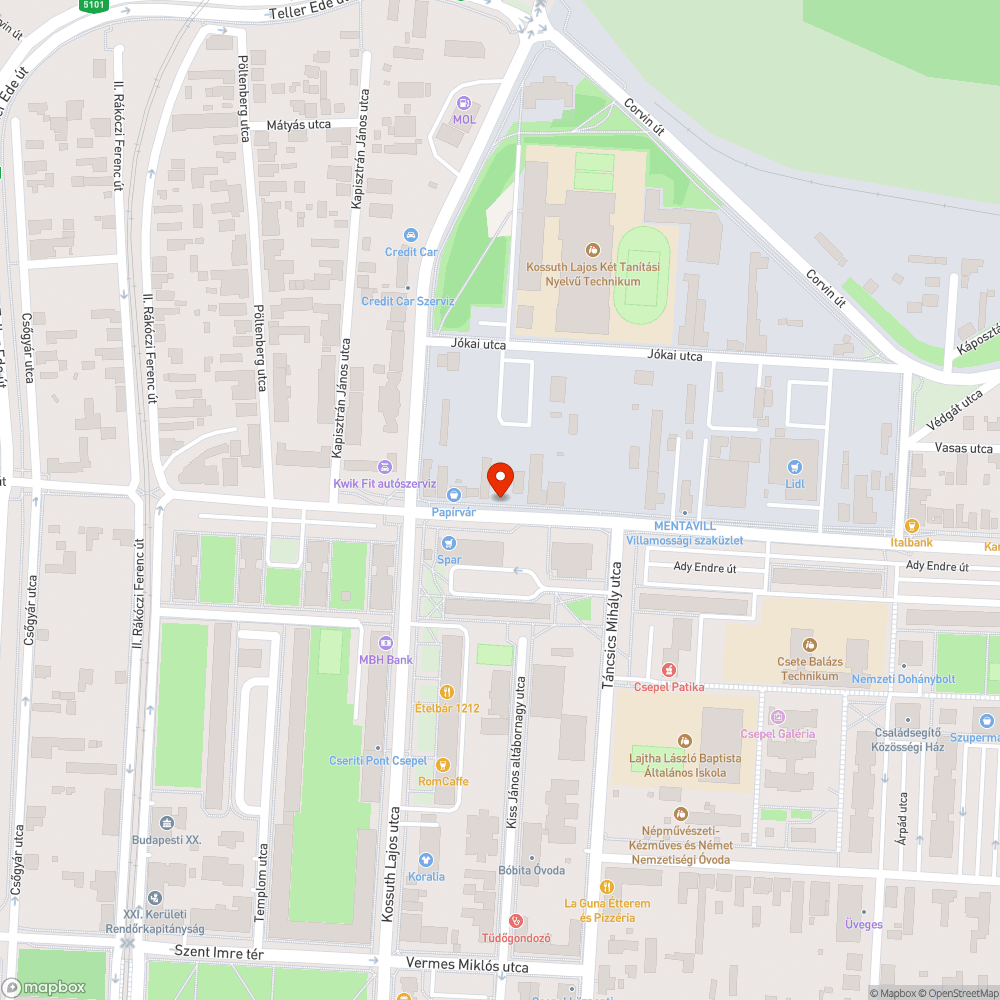 Elhagyatott, veszélyes romos épület bejelentés helye