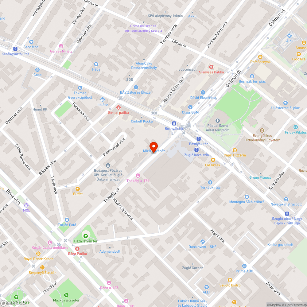 Zöldfelületi, fatövében és járdán parkolás, tragacs tárolás bejelentés helye