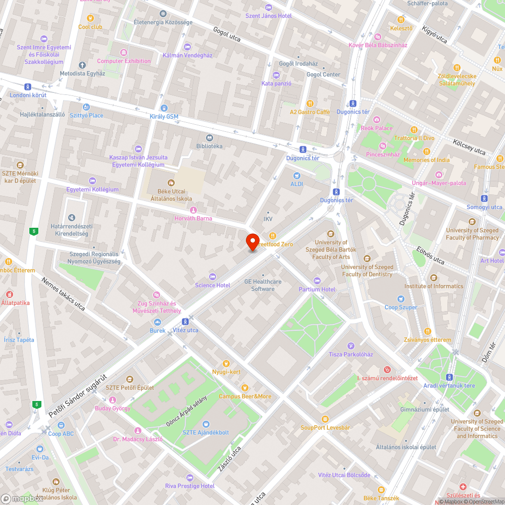 Lámpa nem világít - Petőfi Sándor sugárút 9., Posta előtt bejelentés helye