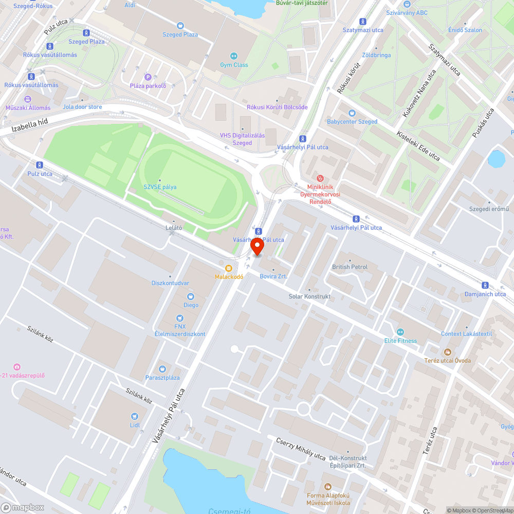 Buktató a járdán - Vásárhelyi Pál utca eleje, Dekorüzlet előtt bejelentés helye