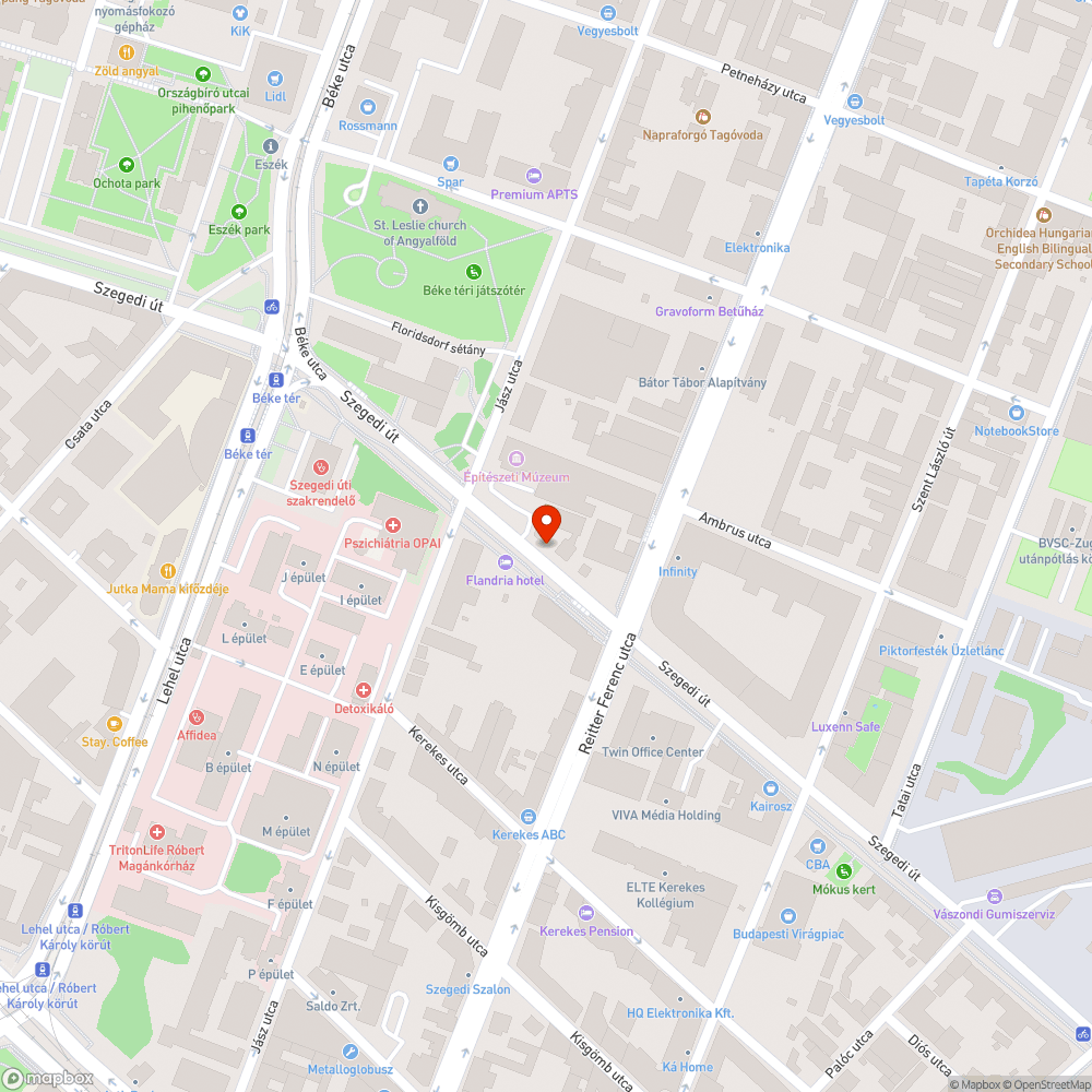 Letakart jármű bejelentés helye