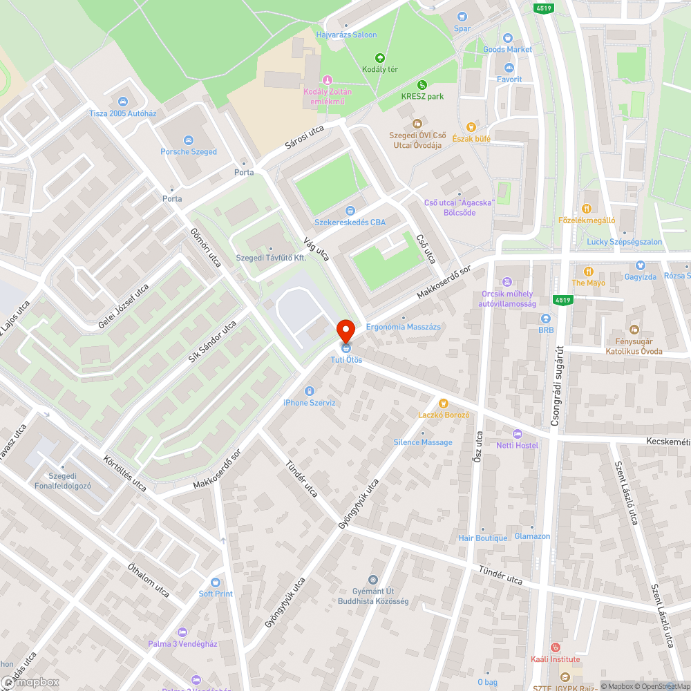 Lámpa nem világít - Nádas utca és Makkos-erdő sor sarka, Tuti abc előtt bejelentés helye