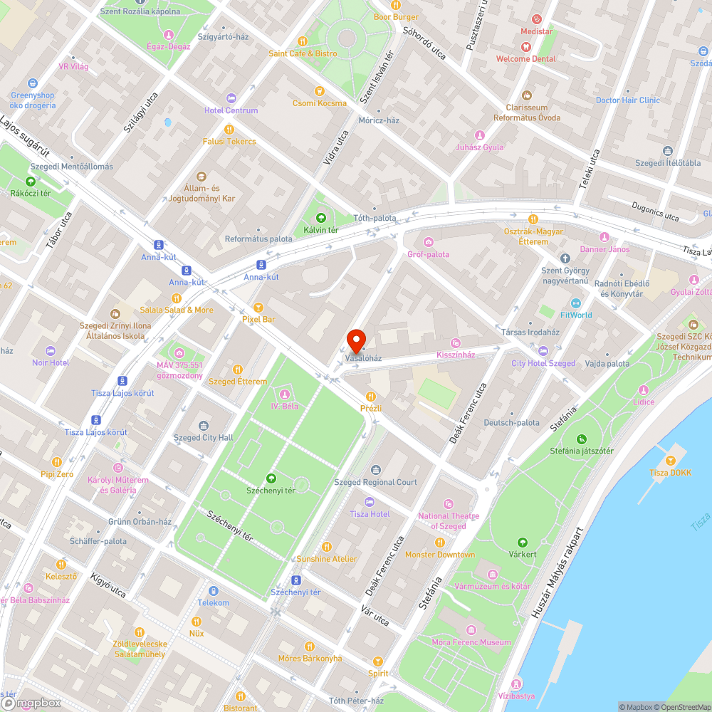 Kátyú az úton - Vasalóház előtt, Horváth Mihály utca bejelentés helye