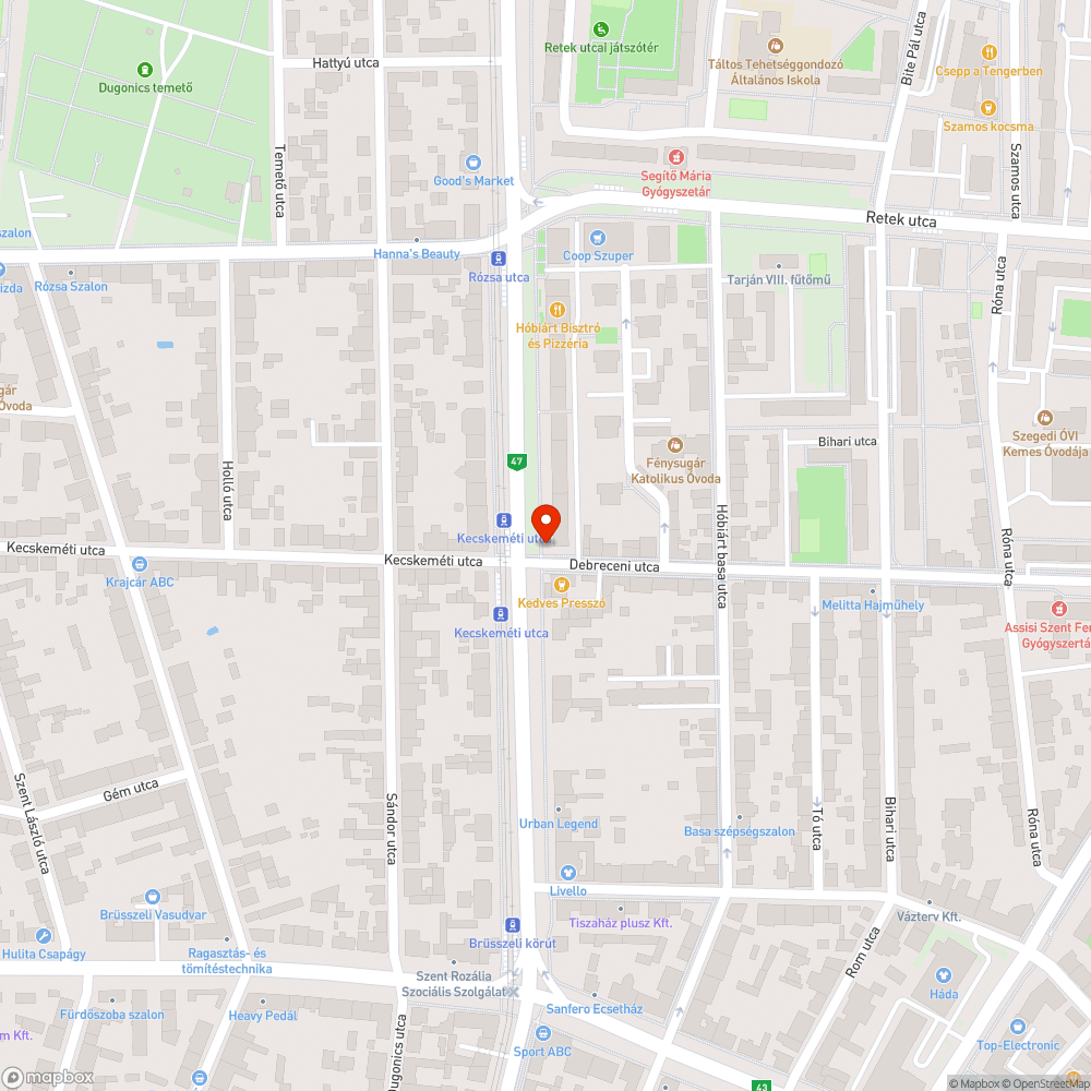 Elforgatott jelzőlámpa - Debreceni utca, József Attila sugárút sarka bejelentés helye