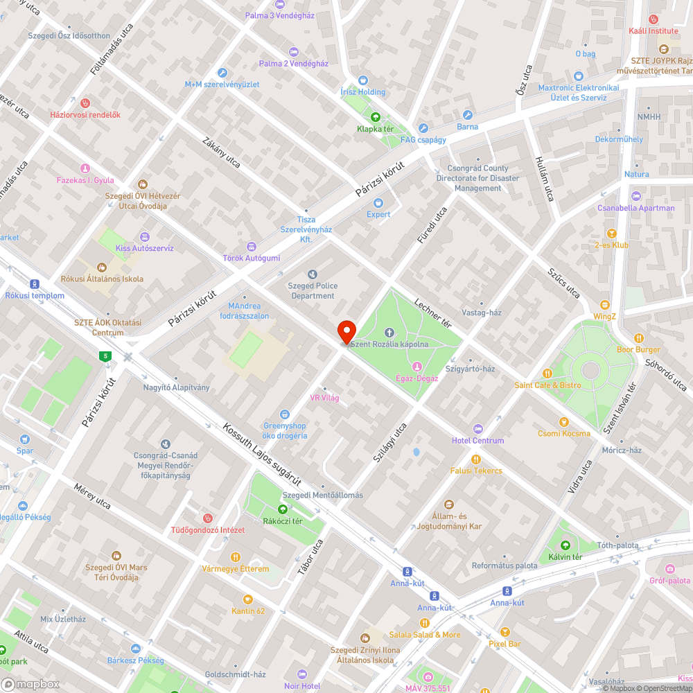 Milyen tér? bejelentés helye