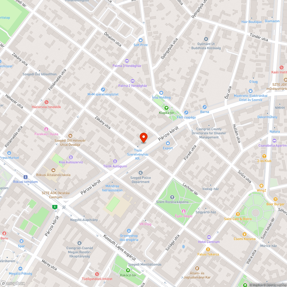 Elkopott tábla - Párizsi körút 9. bejelentés helye