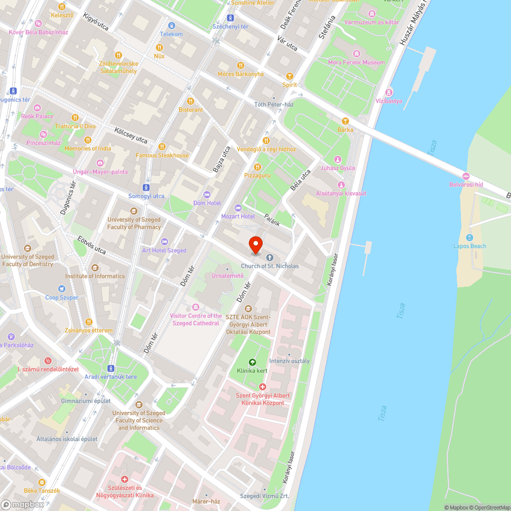 Lámpák nem világítanak - Dóm hátsó fele bejelentés helye