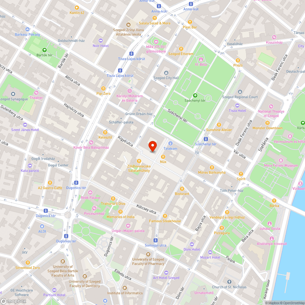 Hiányzik az egyik lámpatest - Klauzál tér, Kígyó patika előtt bejelentés helye