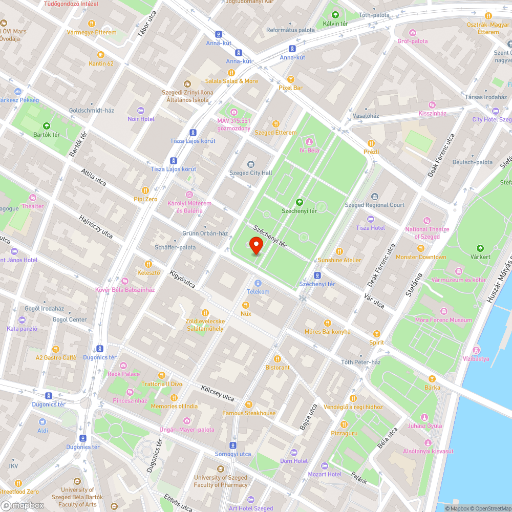 Két lámpa nem világít - Széchenyi téren, fő sétány városháza oldalán, Kárász utca felől bejelentés helye