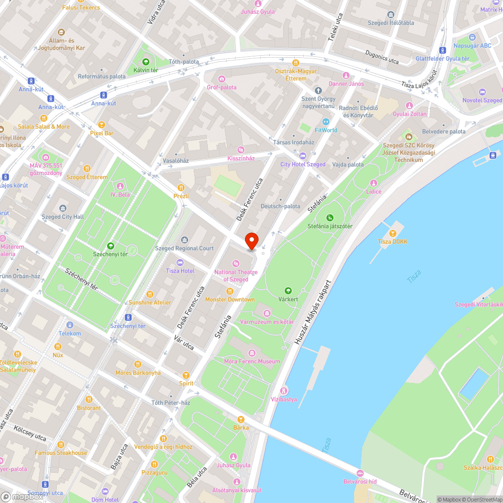 Lámpa nem világít - Nemzeti Színház oldalánál, Vörösmarty utca eleje bejelentés helye