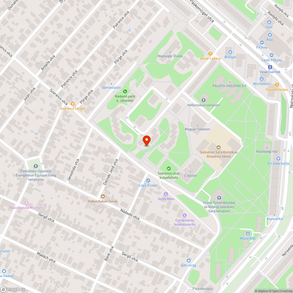 Nem világító lámpák a játszótér közelében bejelentés helye