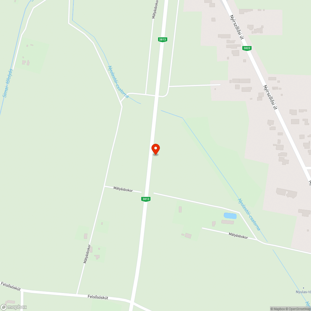 Halott Róka bejelentés helye