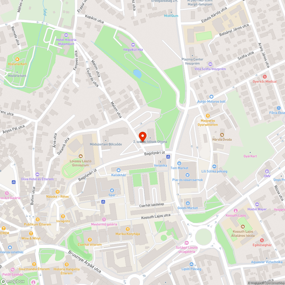 Rozsdás tűzcsap bejelentés helye