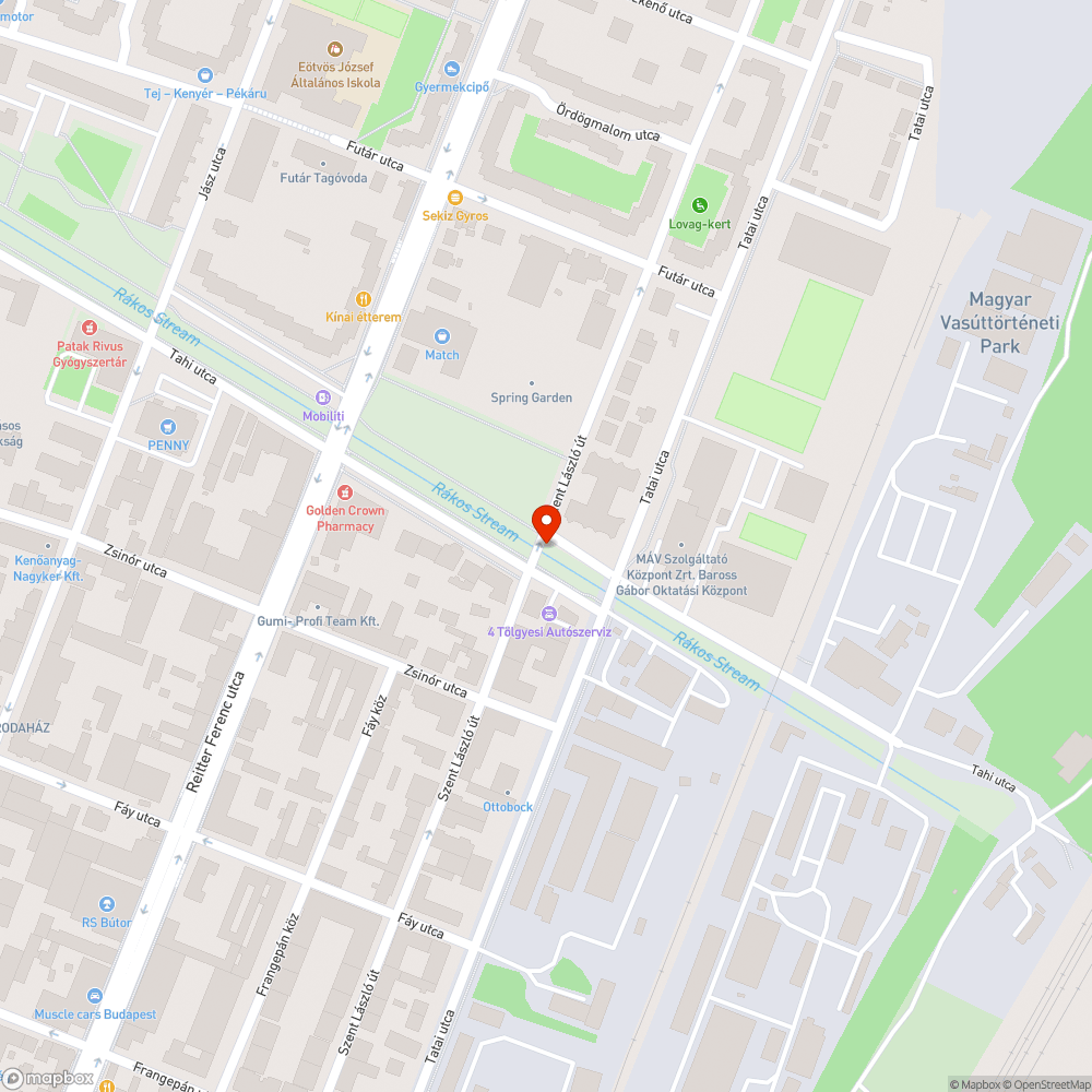 Félig kidöntött tábla bejelentés helye