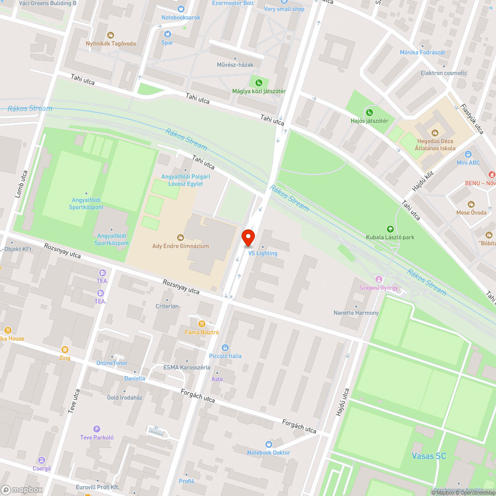 Nincs világítás egy szakaszon bejelentés helye