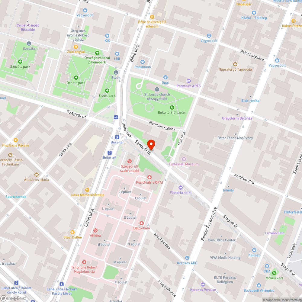 Szegedi út homálya bejelentés helye