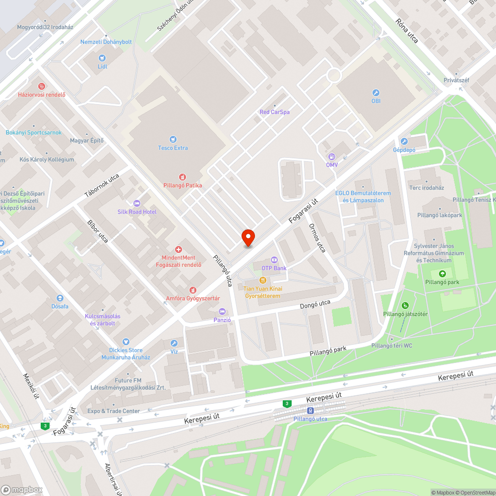 Eldugult lefolyó bejelentés helye