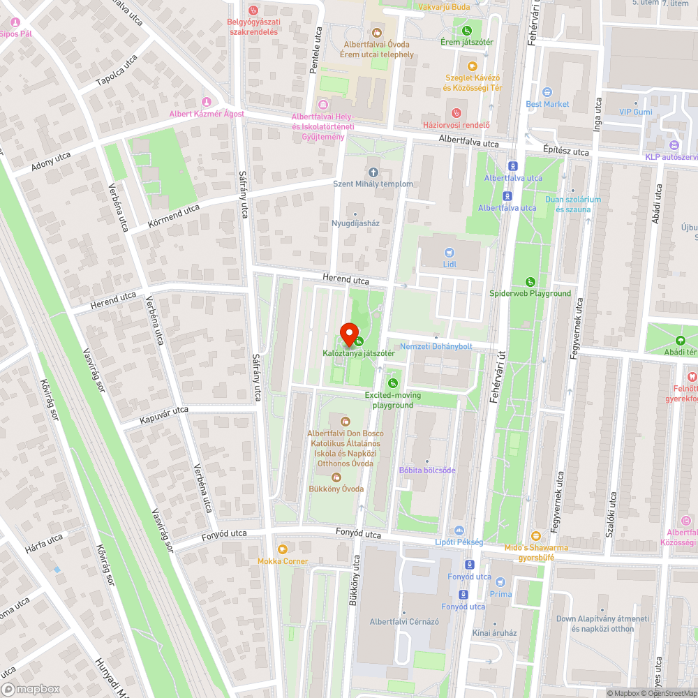 Elromlott jelzőlámpa bejelentés helye