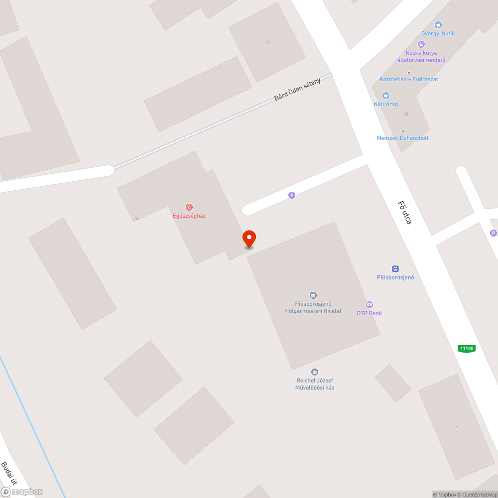 Eltünt fedkő bejelentés helye