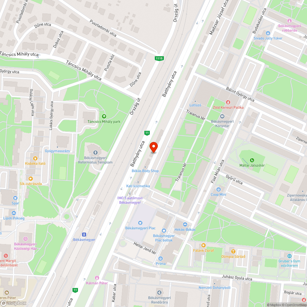 Kiégett lámpa bejelentés helye