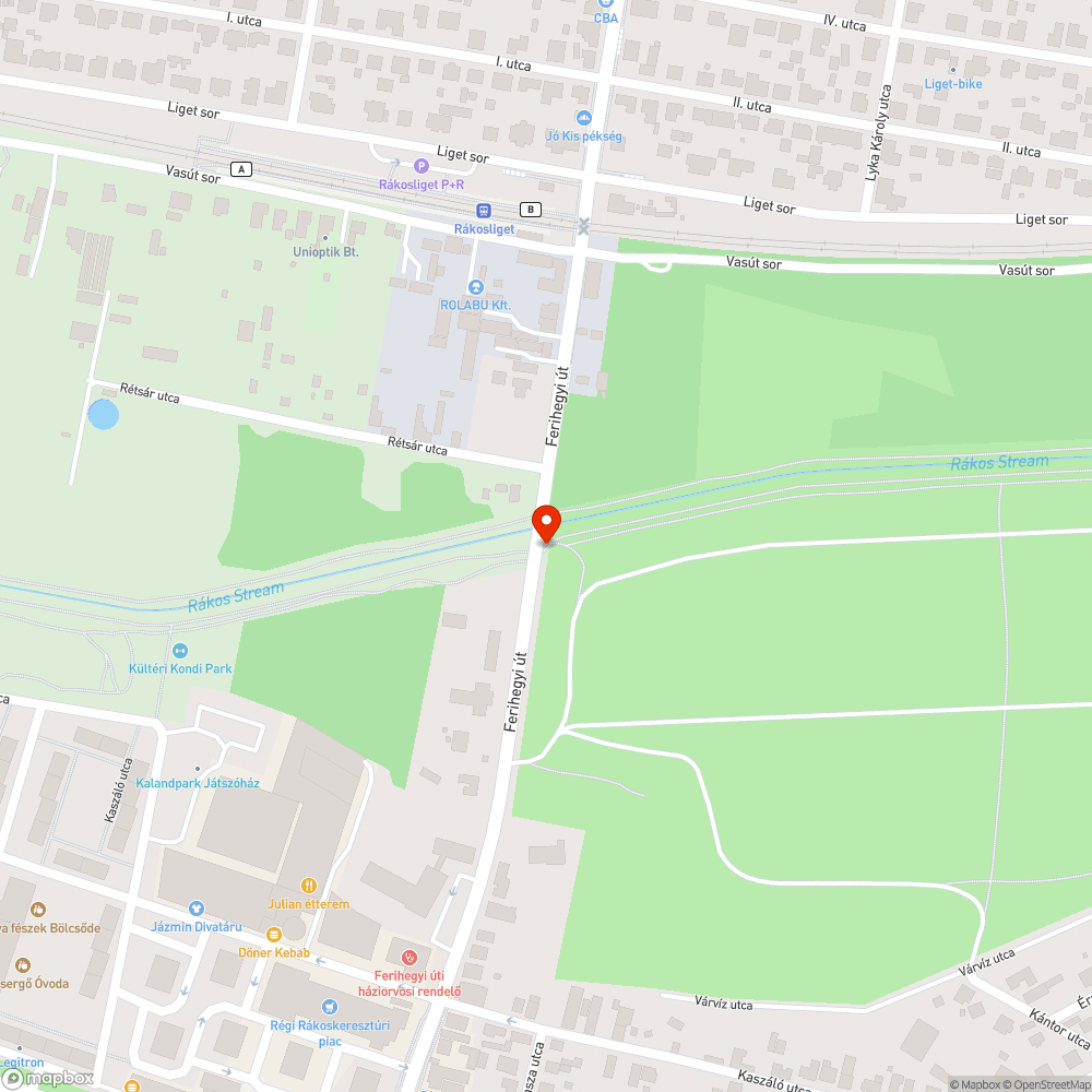 Kidöntött tábla bejelentés helye